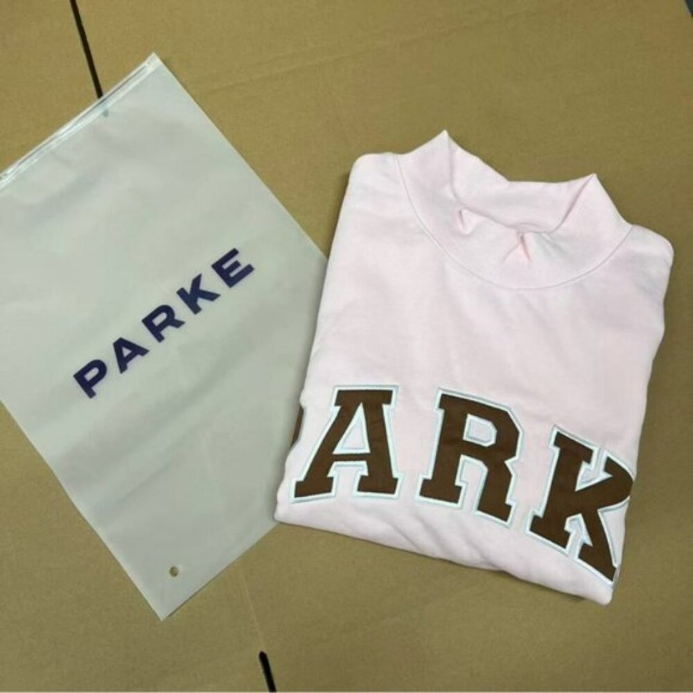PARKE Pink Mock Neck Sweatshirt - Picture 5 of 6